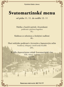 Svatomartinske menu 2016